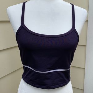 Nike Purple Swim Top Athletic Bra Top EUC
